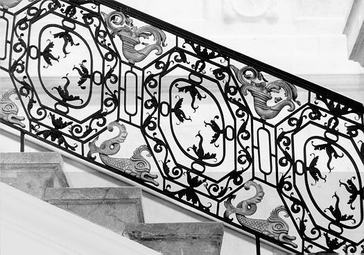 Rampe d'escalier en m�tal