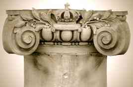 Chapiteau ionique � volutes  - Cliquez sur l'image pour l'agrandir (24 KB)