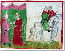 Heirat Welf V. und Mathilde von Tuszien