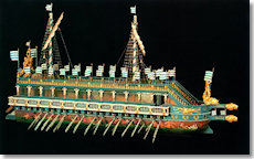 Modell des Bucentaur, ©Museum Starnberger See