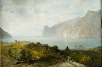 Vista di Torbole sul Lago di Garda