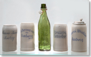 Amberger Brauereikrüge, Stadtmuseum Amberg, Foto: Wolfgang Steinbacher