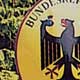 边界牌说明自由州巴伐利亚是联邦德国16个州之一。