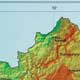 The climate maps display the different climatic regions in Bavaria and provide information about annual air temperatures (a), the amount of precipitation from October to March (b) and from April to September (c), and the number of hours of sunshine per year (d).