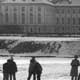 Eisstockschiessen is an especially enjoyable winter sport. The winners are those whose Eisstöcke end up closest to the target. 