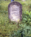 Jüdischer Friedhof Ermreuth; Grabstein	. Foto: Christoph Daxelm�ller, 1990