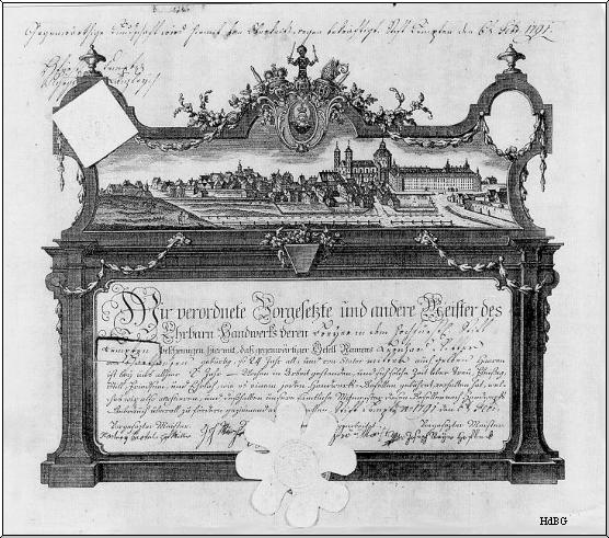 Kundschaft eines Braugesellen