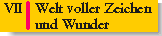 VII. Wunder