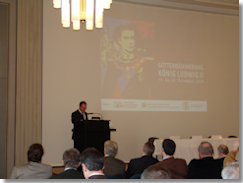 Grußwort des Bayerischen Staatsministers Dr. Wolfgang Heubisch (Foto: Haus der Bayerischen Geschichte)