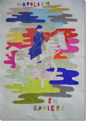 Der französische Künstler Cyril Mariaux, bekannt für seine „leichtfüßigen Werkreihen“(Literatur Moths, München), unterstützt das „Napoleon“-Kunstprojekt für Ingolstädter Schulen.