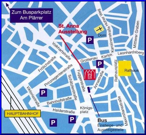 Ortsplan der Ausstellung