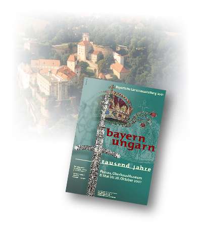 Plakat "Bayern und Ungarn"