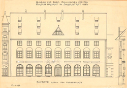 Südseite des ehemaligen Kulturbauamts, © Staatliches Bauamt Ingolstadt
