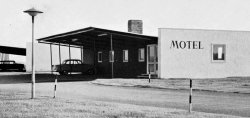 Das Motel um 1960, © aus: Straßen u. Brücken in Bayern (1960)