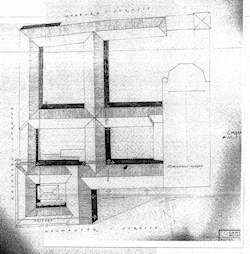 Anordnung der Innenhöfe aus der Vogelperspektive, © Staatliches Bauamt München I